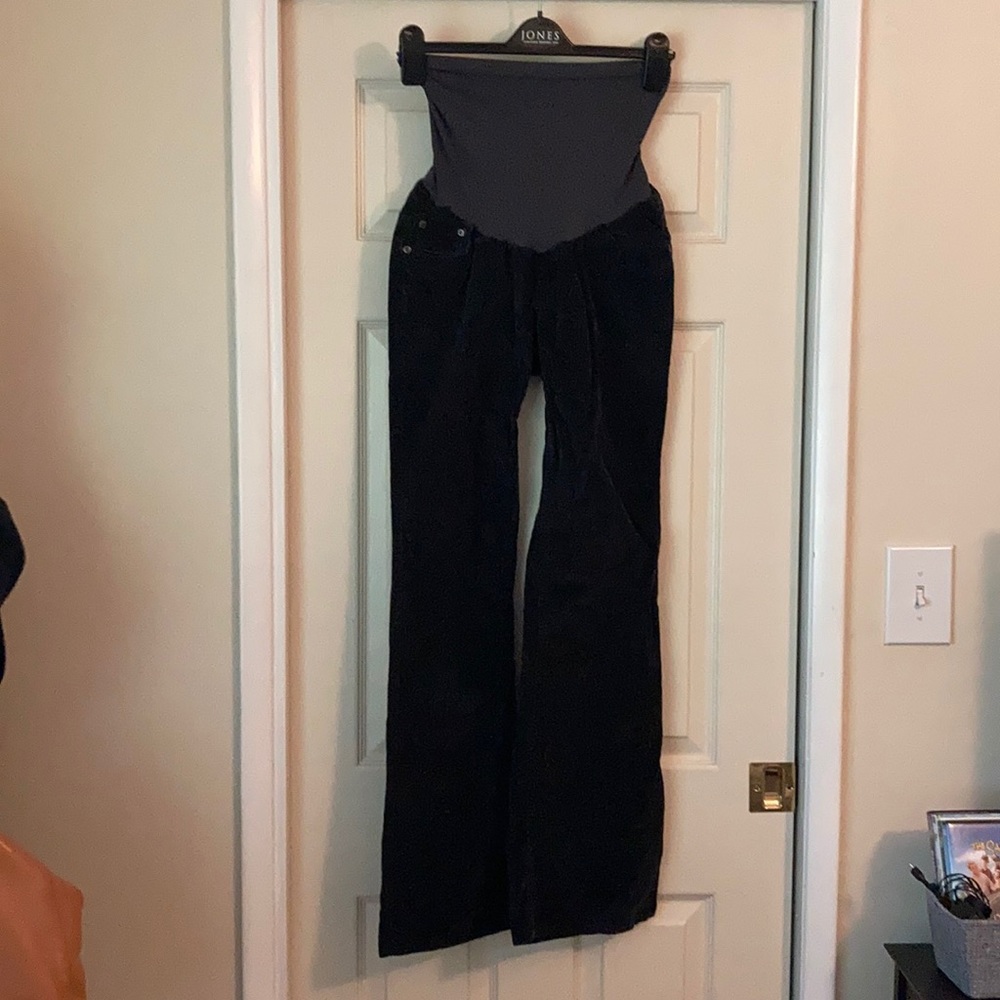 Maternity flare leg corduroys